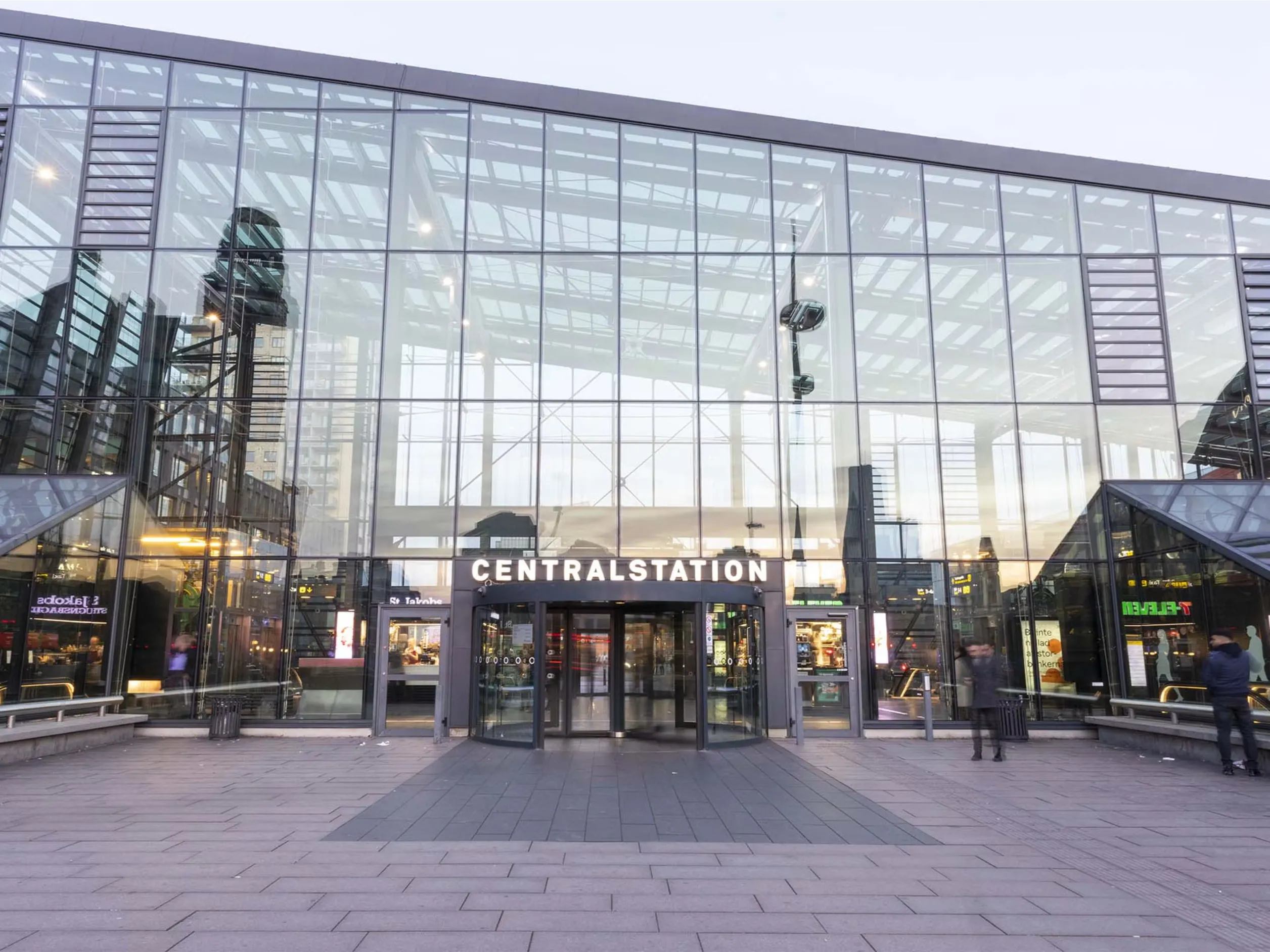 Entrén till Malmö Centralstation